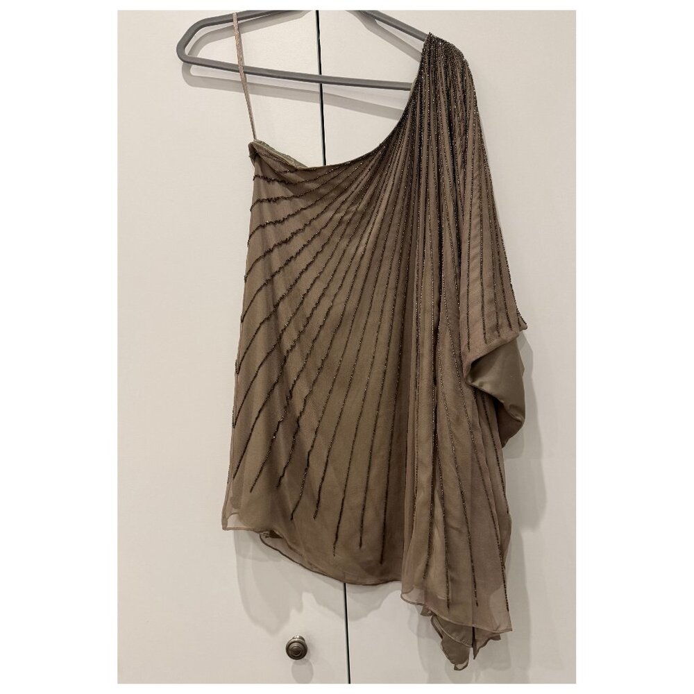 Parker Sunburst One Sleeve Dress